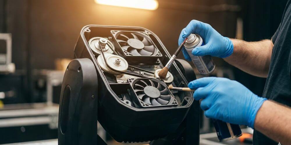 Entretien et maintenance des lyres asservies