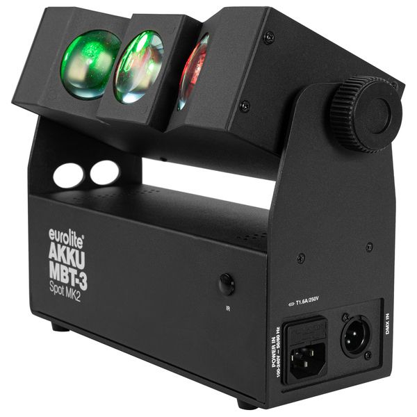 Eurolite AKKU MBT-3 Spot MK2 : Banc d'essai : Avis sur ce projecteur LED