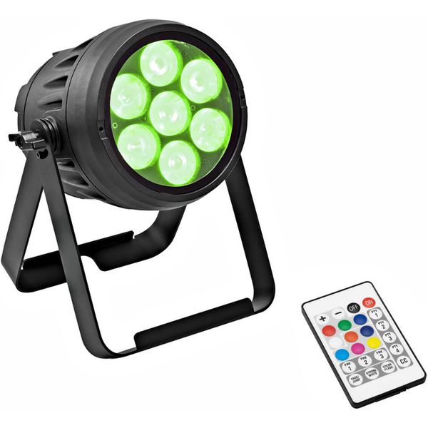 Eurolite LED IP PAR 7x15W RGBL Spot : Dossier complet : Avis et test projecteur