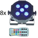 Fun Generation SePar Quad LED RGB UV Bundle : Zoom sur le rendu lumineux : Avis & Test