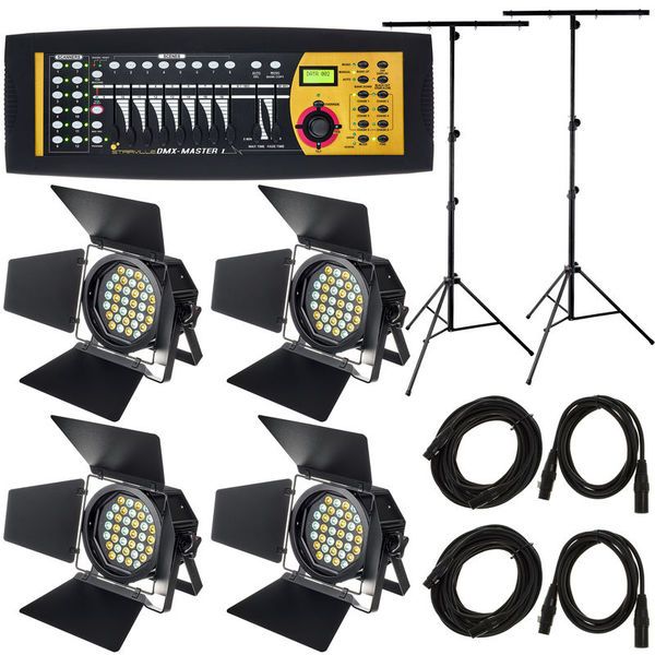 Stairville Octagon Theater Starter Bundle : Dossier complet : Avis et test projecteur